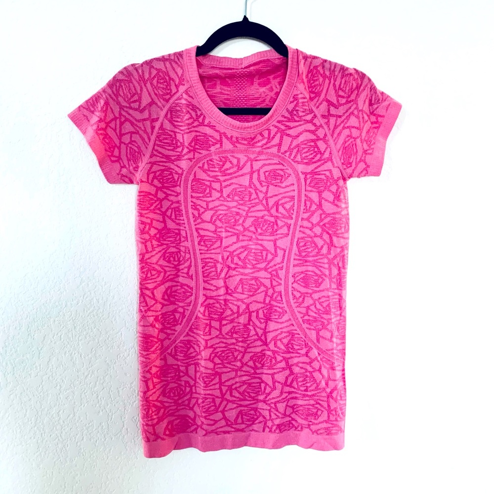 Lululemon Pink Swiftly Shortsleeve